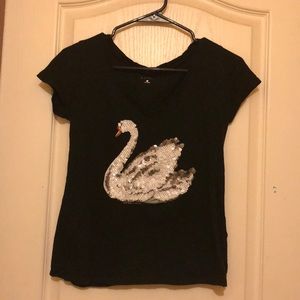 Black swan tee shirt